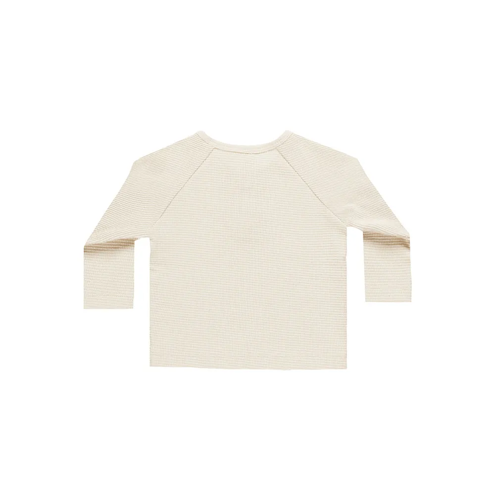Henley Knit Top & Leggings Set | Natural