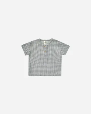 Henry Top-Blue gingham
