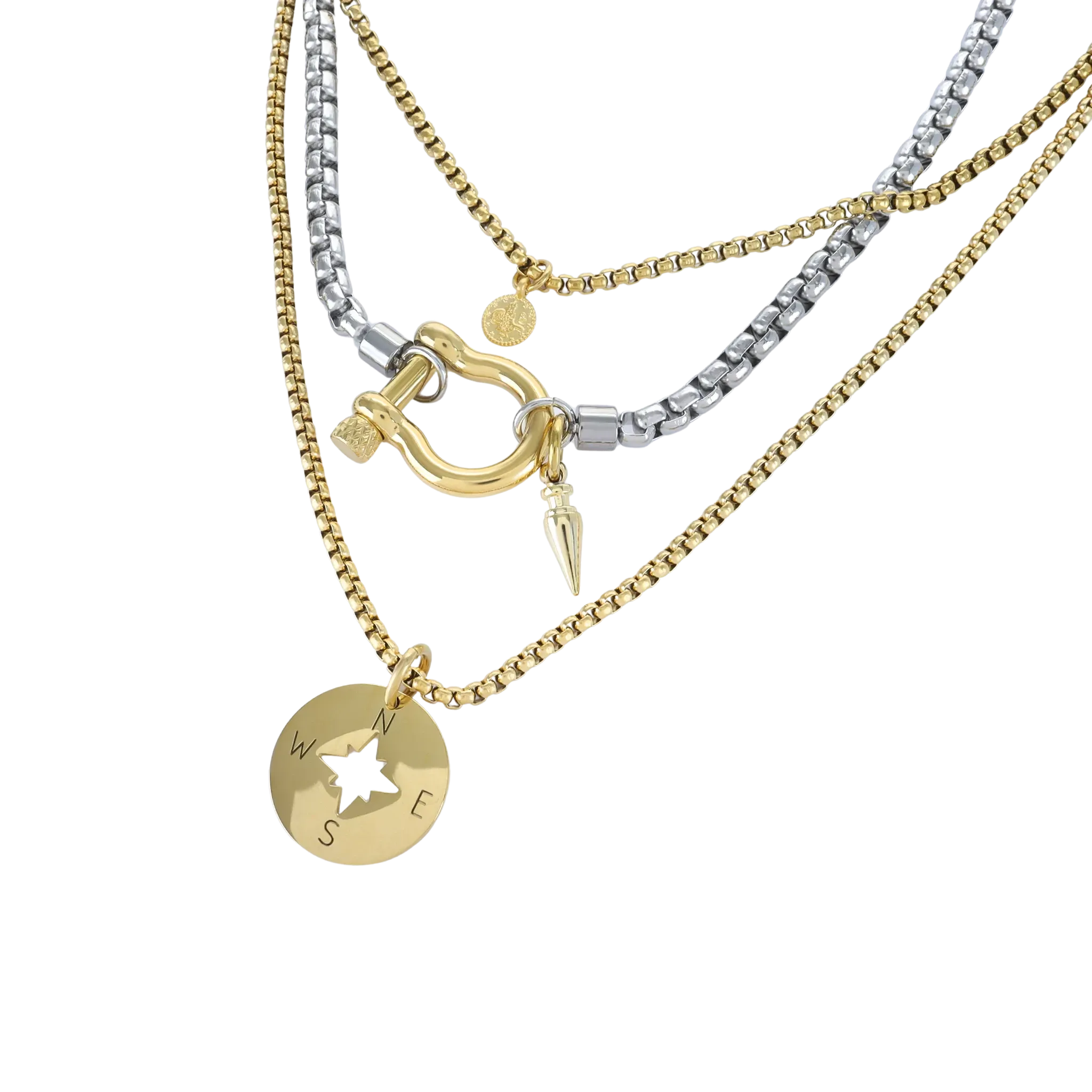 HERRADURA LAYERED NECKLACE SET