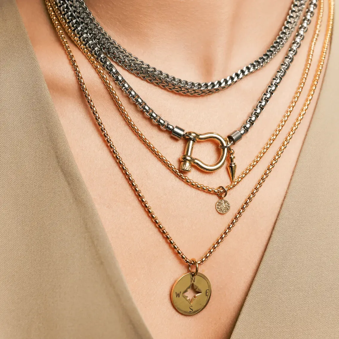 HERRADURA LAYERED NECKLACE SET