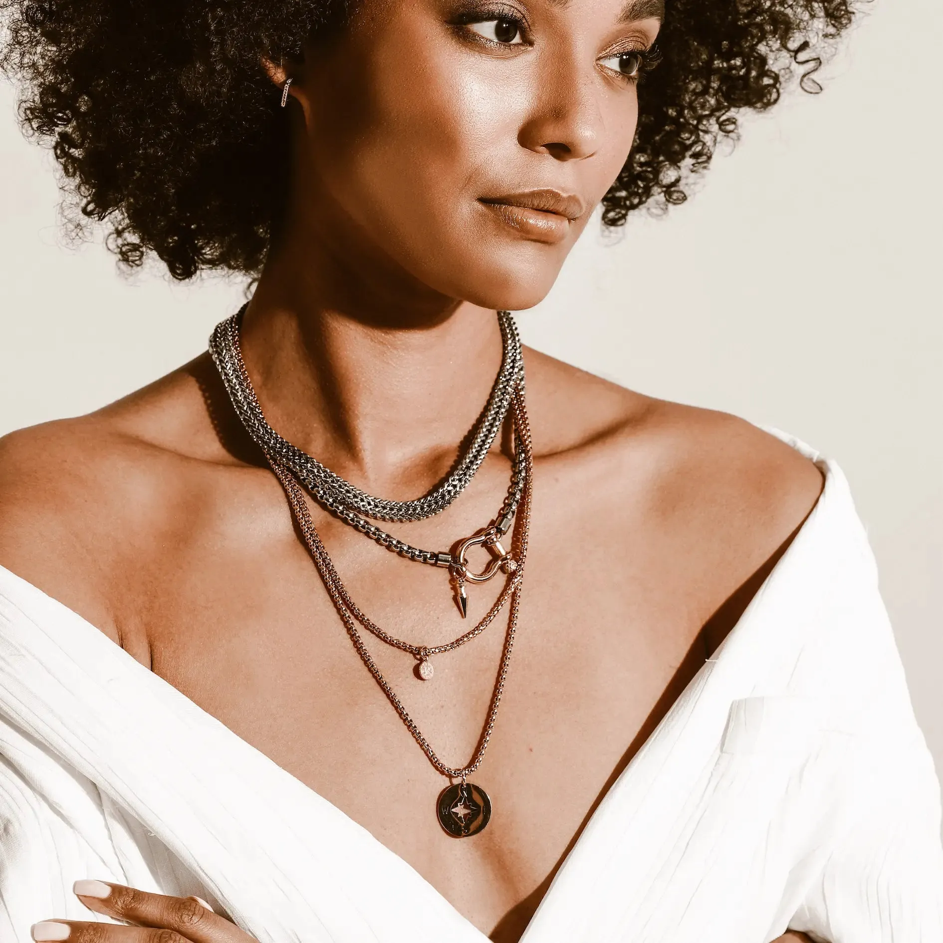 HERRADURA LAYERED NECKLACE SET