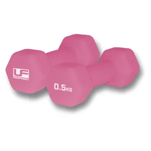 Hex Dumbbells-Neoprene Covered (Pair) 0.5kg