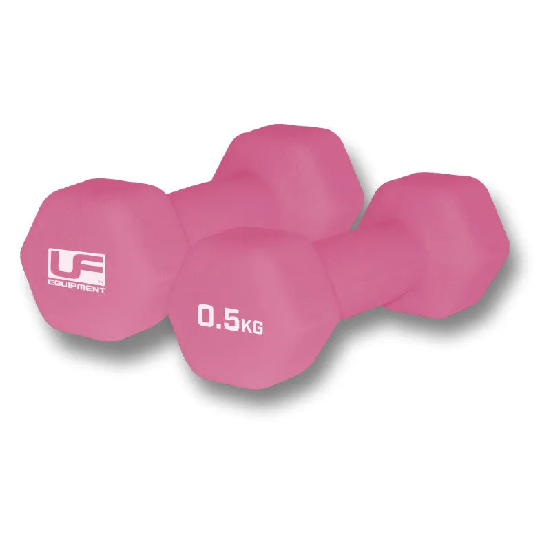 Hex Dumbbells-Neoprene Covered (Pair) 0.5kg