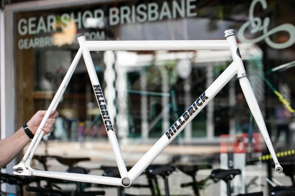 Hillbrick Track Frame (Used) - Pearl White - 57cm