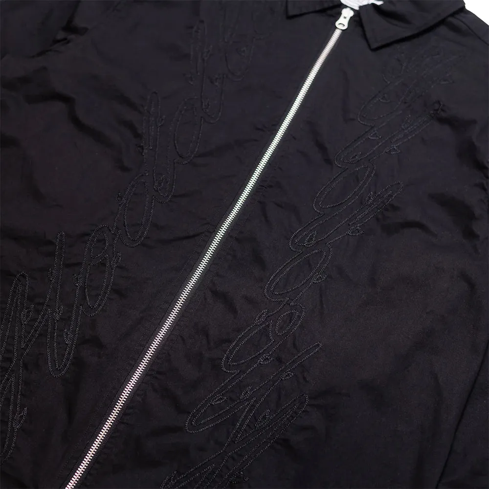 Hoddle Thorn Zip Up Shirt Black