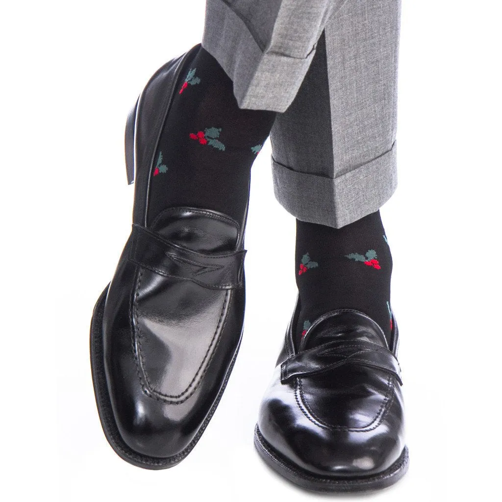 Holiday Holly Socks