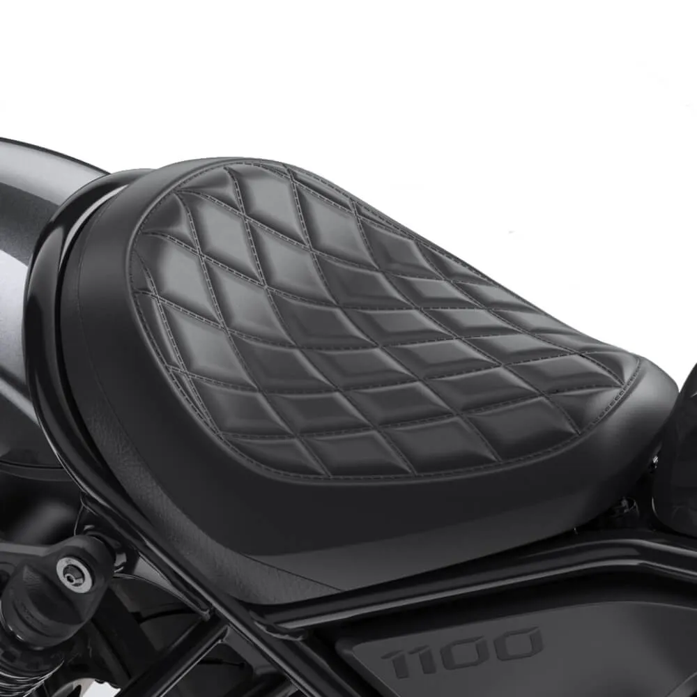 Honda Diamond Stitched Main Seat Black (Extra 25mm) 08R72-MLA-J00ZB