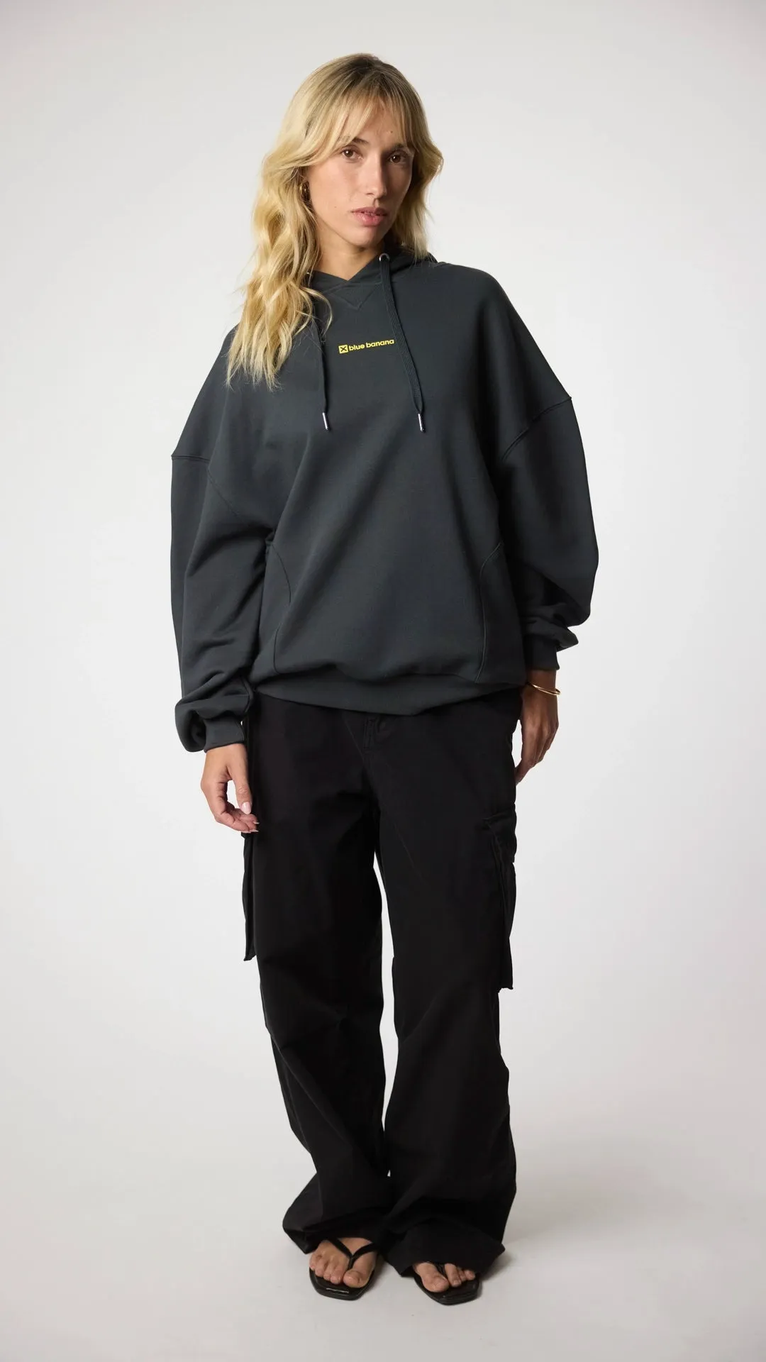 HOODIE CLEAN ANTRACITA