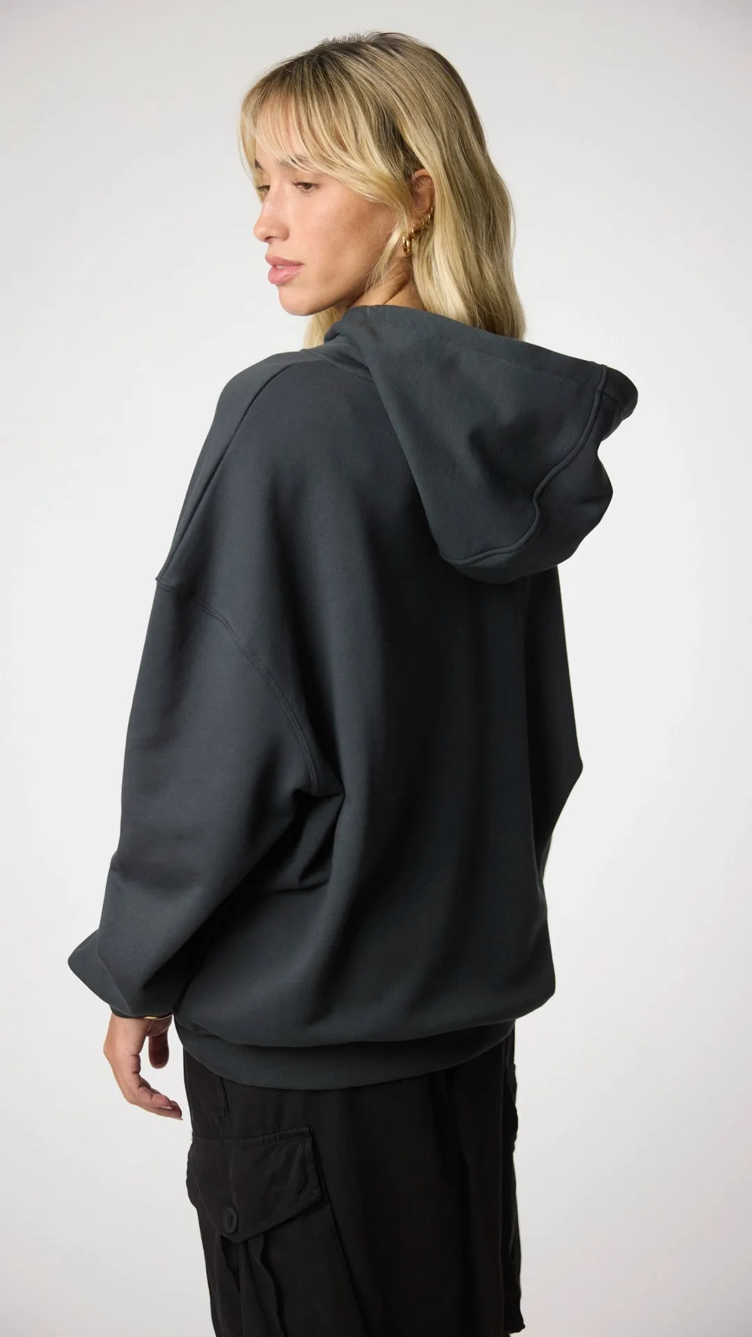 HOODIE CLEAN ANTRACITA