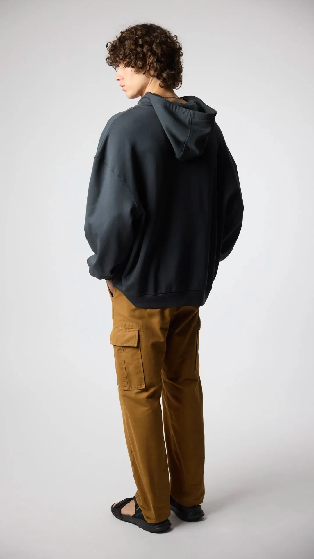HOODIE CLEAN ANTRACITA