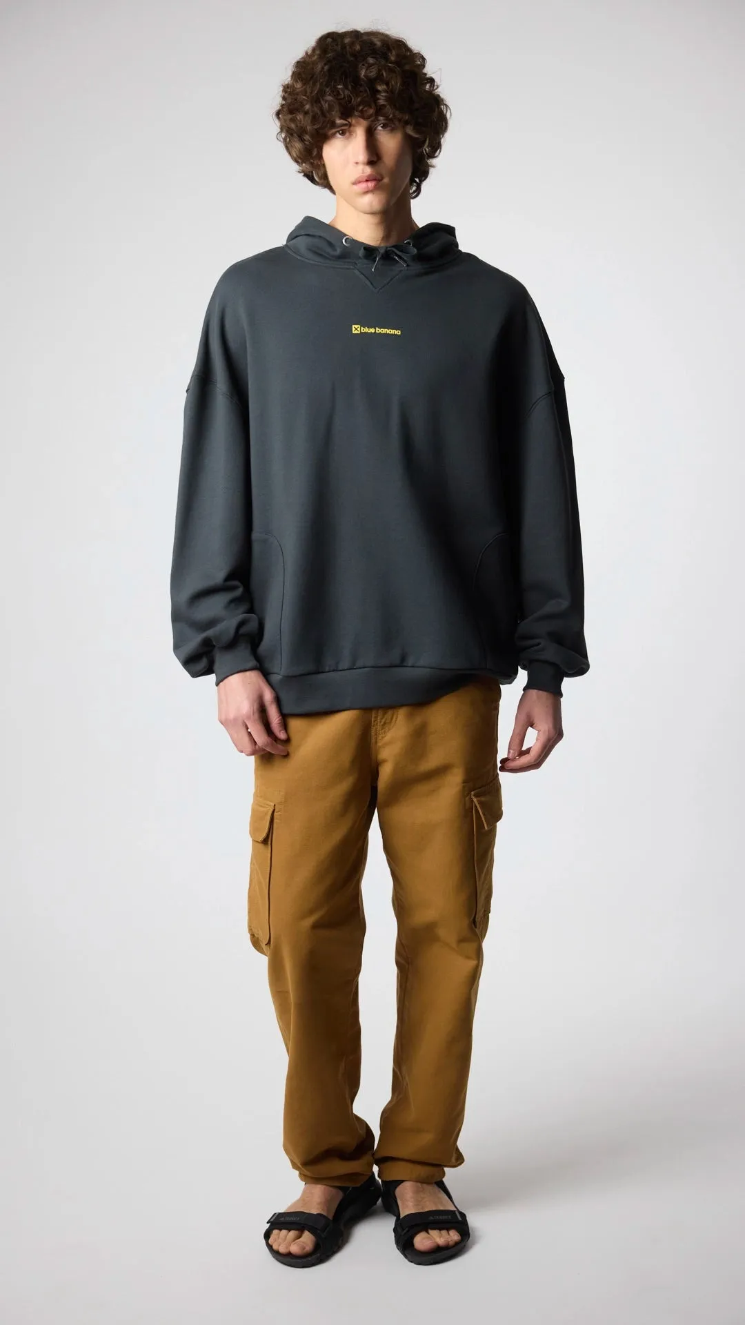 HOODIE CLEAN ANTRACITA