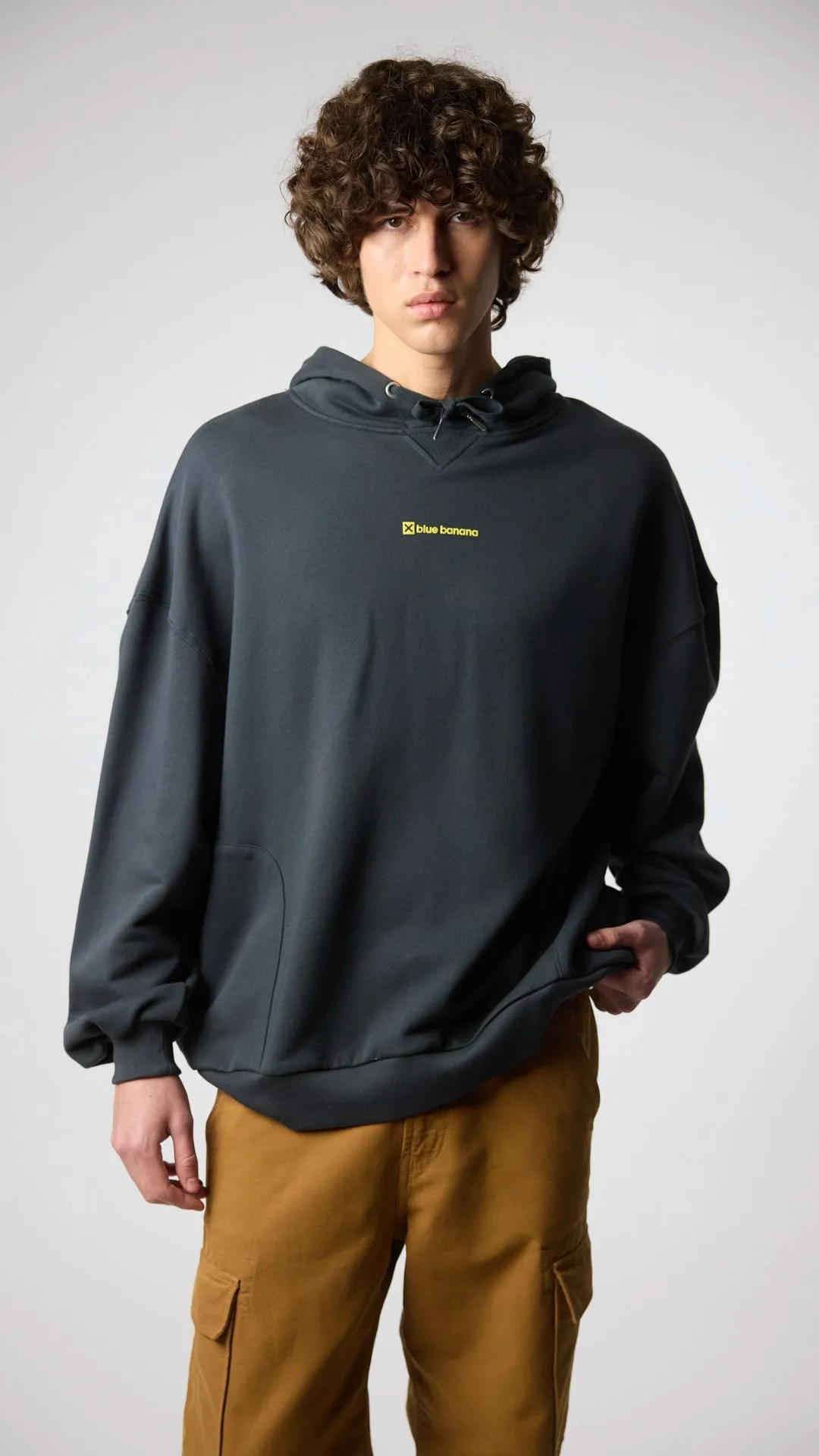 HOODIE CLEAN ANTRACITA