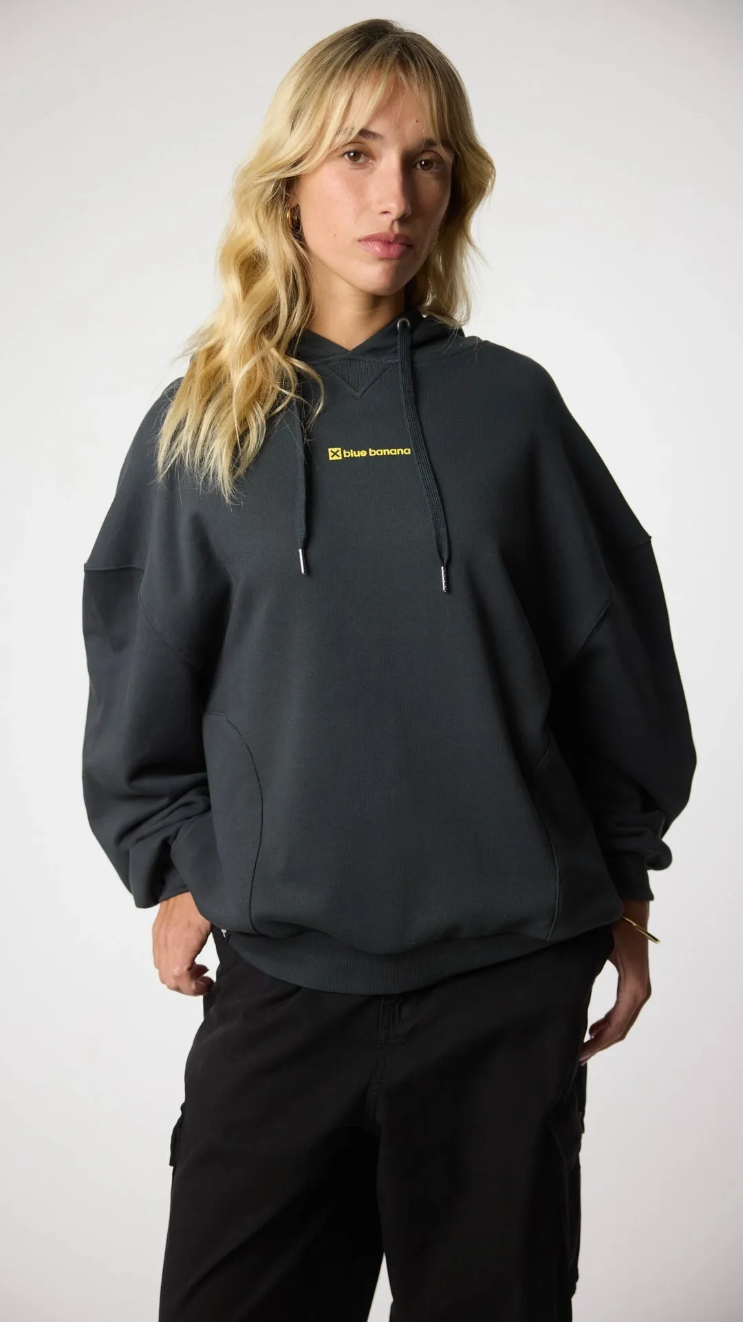 HOODIE CLEAN ANTRACITA