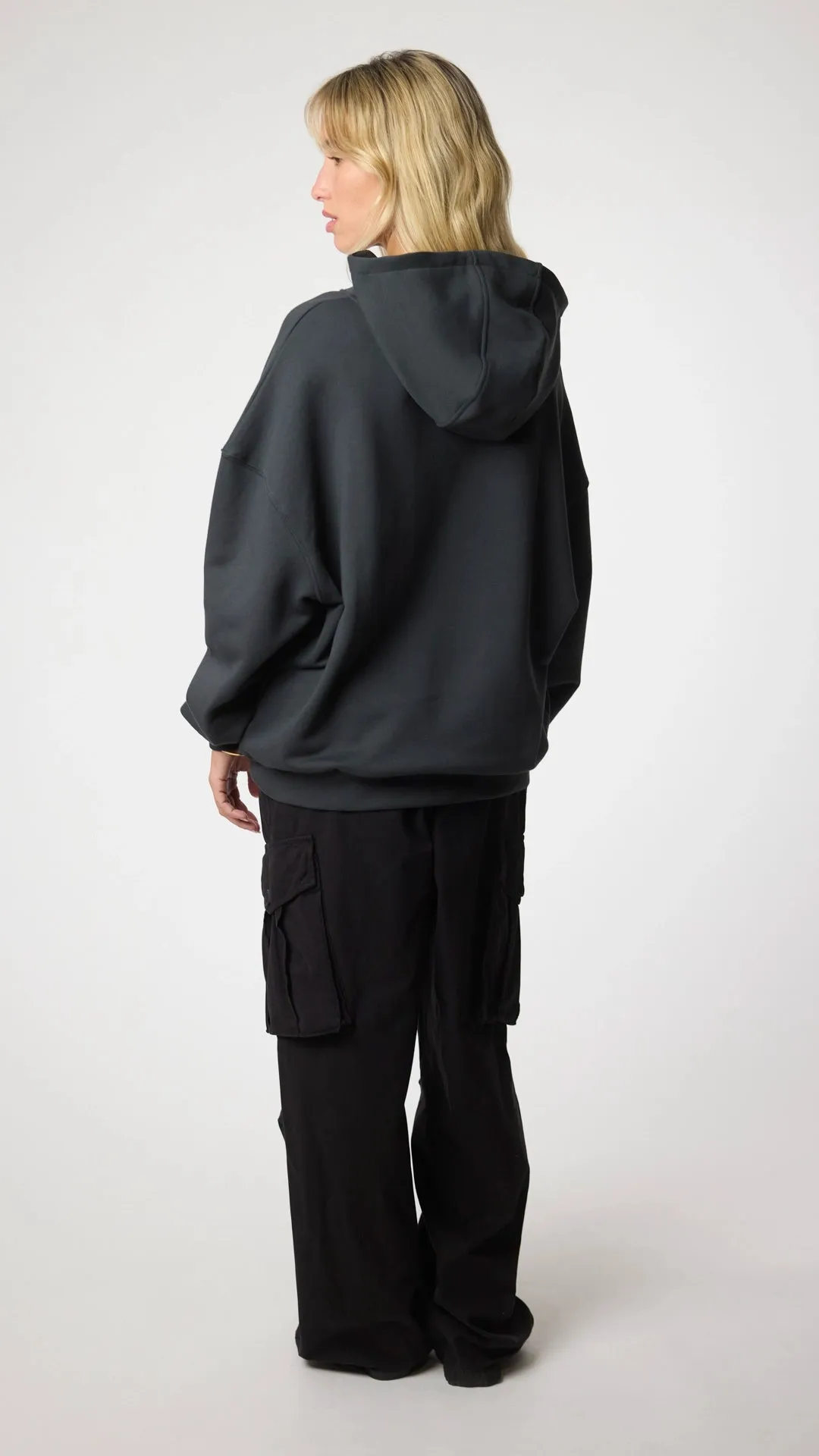 HOODIE CLEAN ANTRACITA
