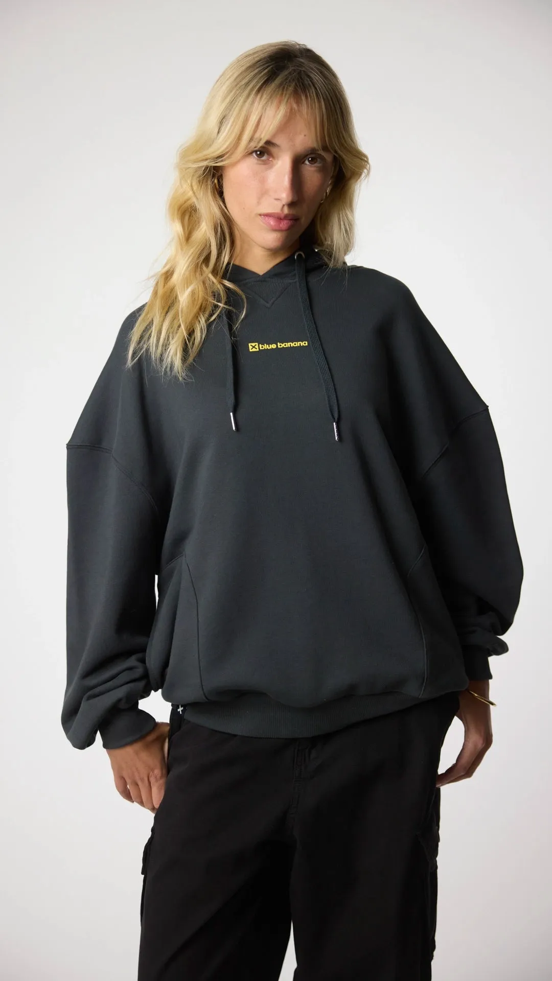 HOODIE CLEAN ANTRACITA