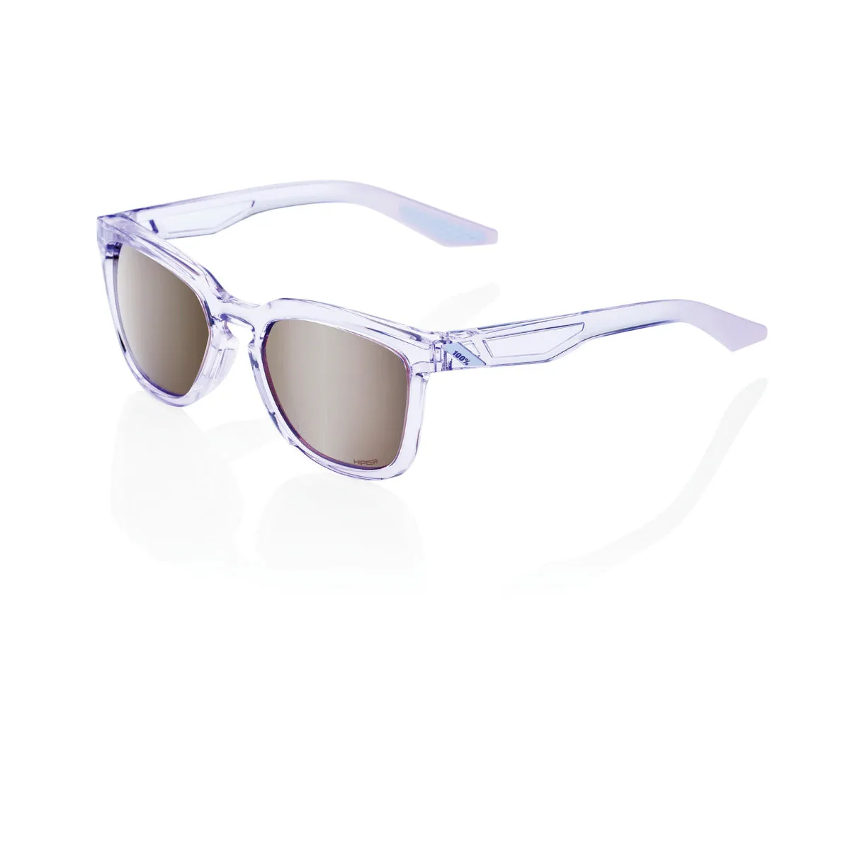 HUDSON - Polished Translucent Lavender - HiPER Silver Mirror Lens