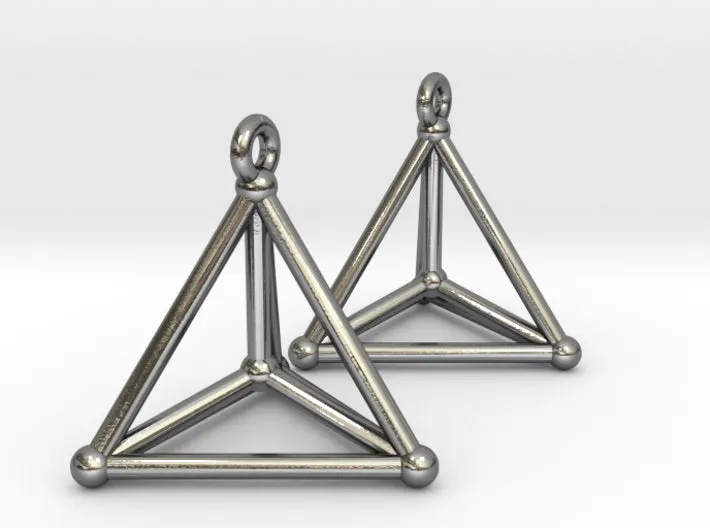 Hypersimplex Earrings (Metal)