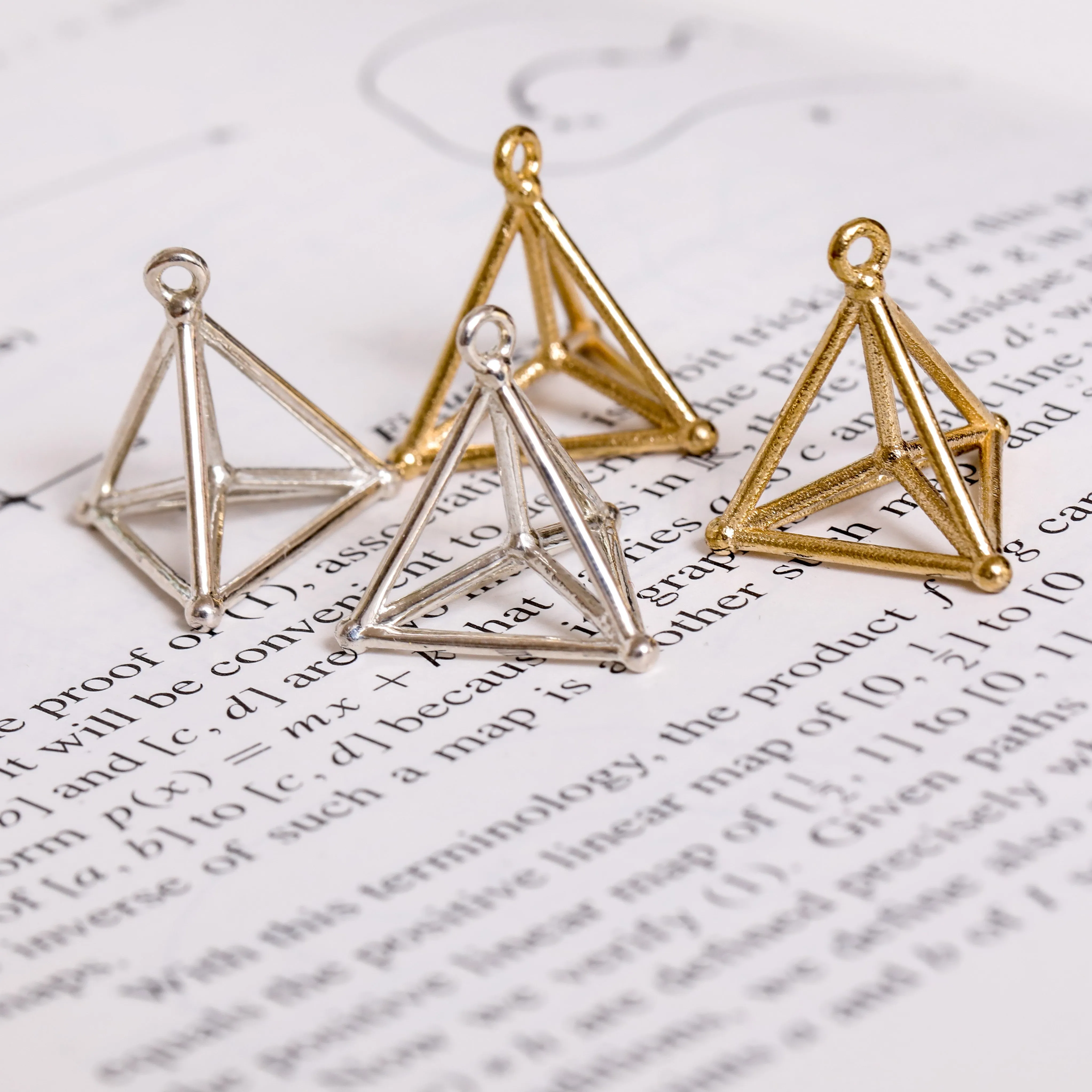 Hypersimplex Earrings (Metal)