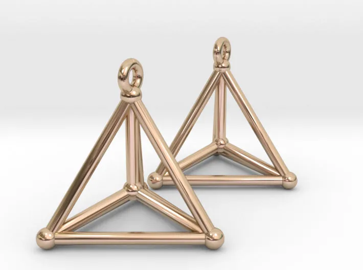 Hypersimplex Earrings (Metal)