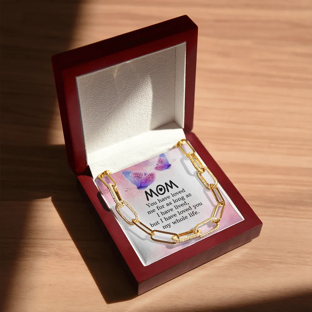 I have loved you my whole life-Forever Linked Necklace for Mom