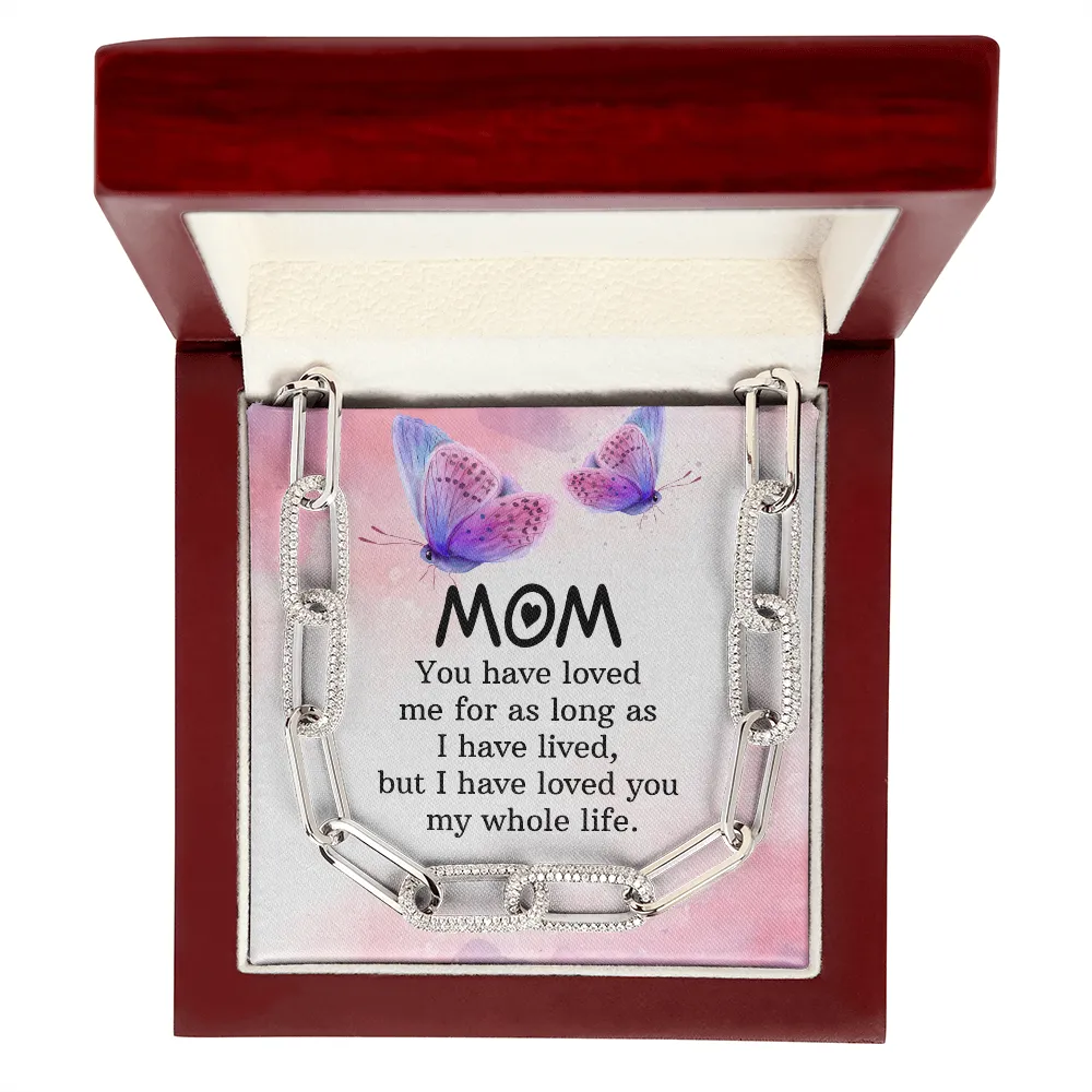I have loved you my whole life-Forever Linked Necklace for Mom