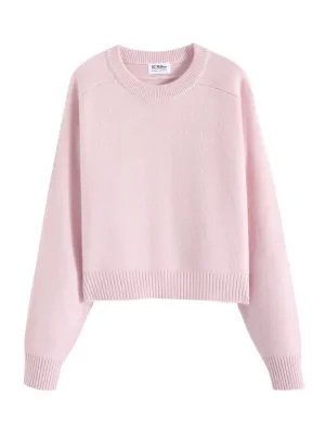 Iliana Cashmere Boxy Crewneck