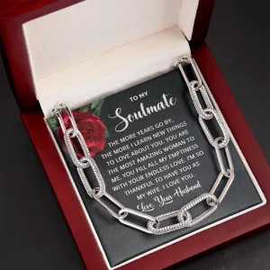 I'm thankful to have you-Forever Linked Necklace for Wife