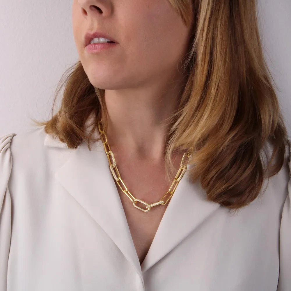 I'm thankful to have you-Forever Linked Necklace for Wife