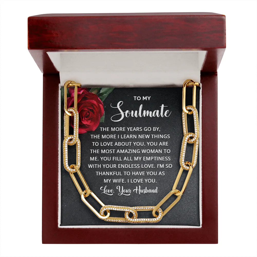 I'm thankful to have you-Forever Linked Necklace for Wife