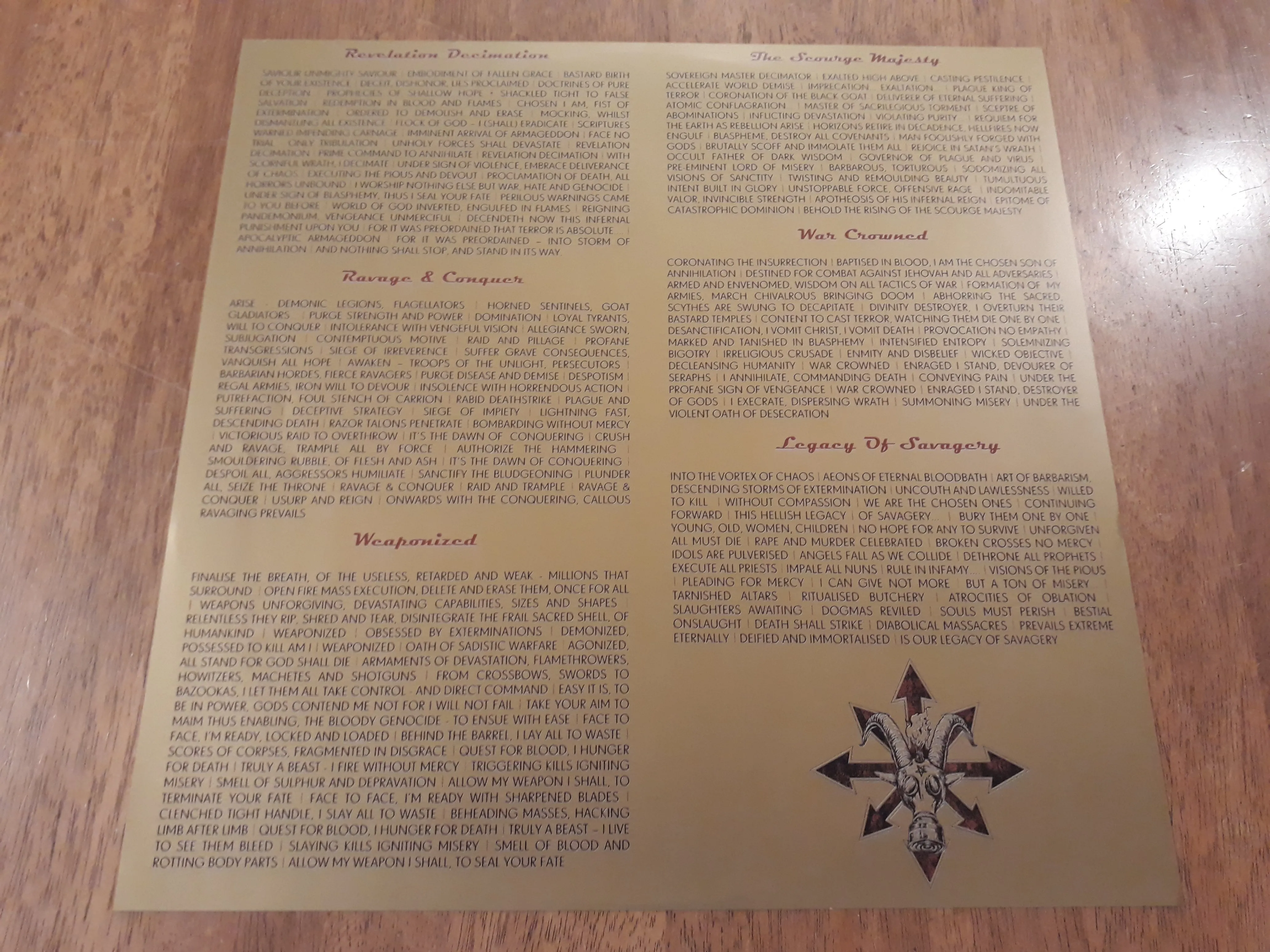 IMPIETY - 2012 - Ravage & Conquer LP
