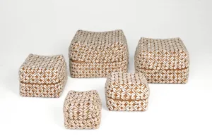 Indonesian Beaded Boxes- Shell