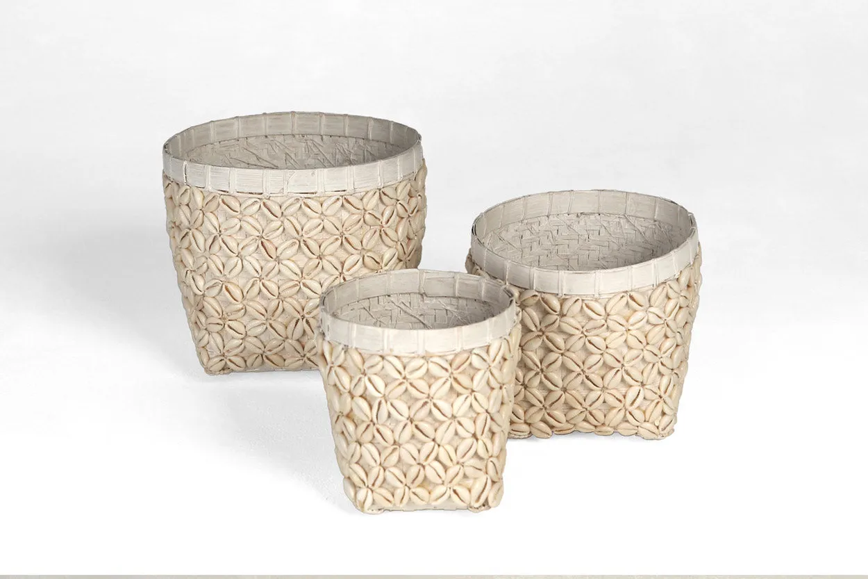 Indonesian Beaded Planters