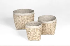 Indonesian Beaded Planters