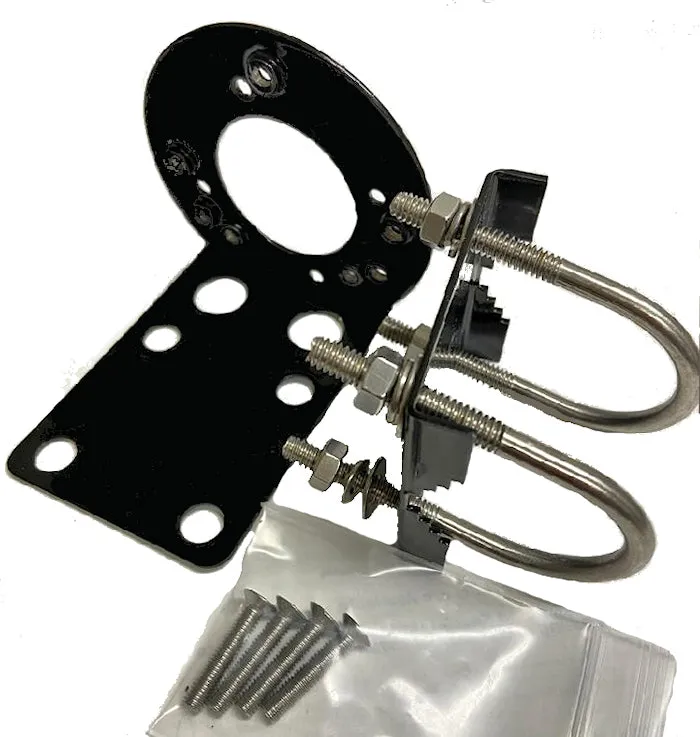 Iridium Fixed Mast Antenna Antcom with stainless mount bracket S53IR16RR-P-XTB-1 Color: White