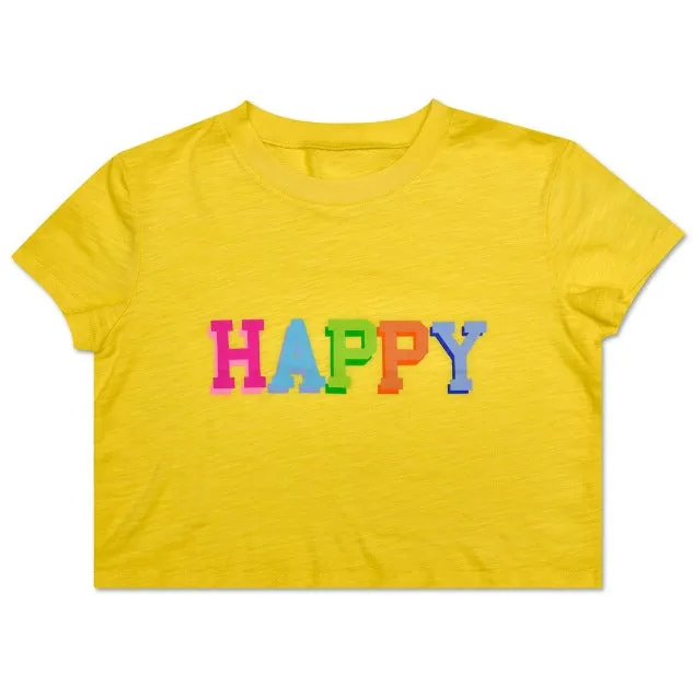 Iscream - Happy Boxy Tee Shirt