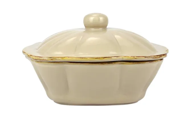 Italian Bakers Square Covered Casserole Cappuccino