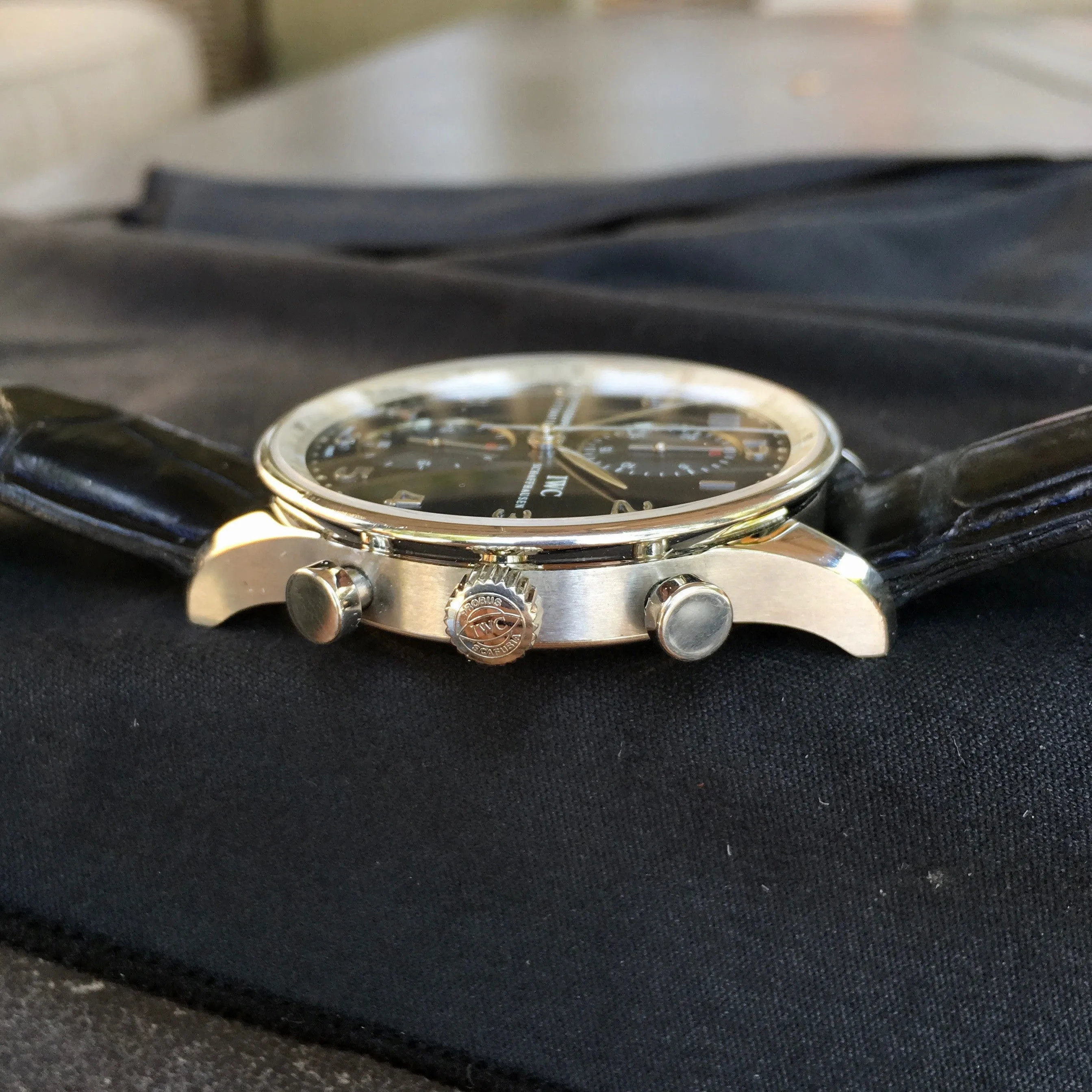 IWC Portuguese 371432 Chronograph Laureus Foundation Edition Automatic Wristwatch