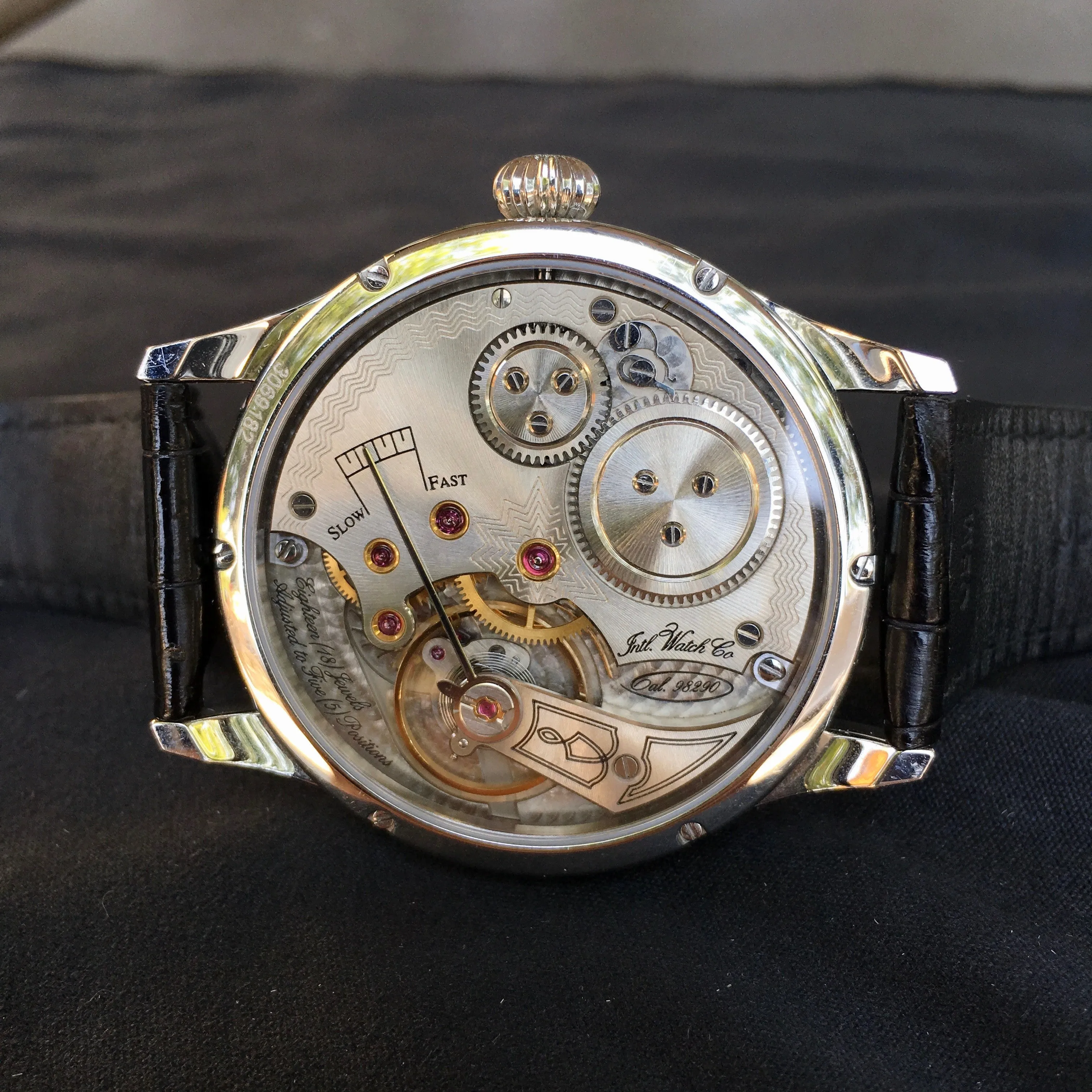 IWC Portuguese F.A. Jones 5442 Limited Edition 42mm Manual Wind Enamel Wristwatch