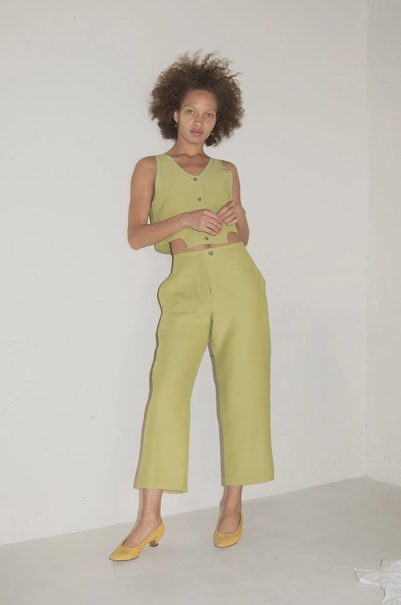 Jaffe Top — Chartreuse