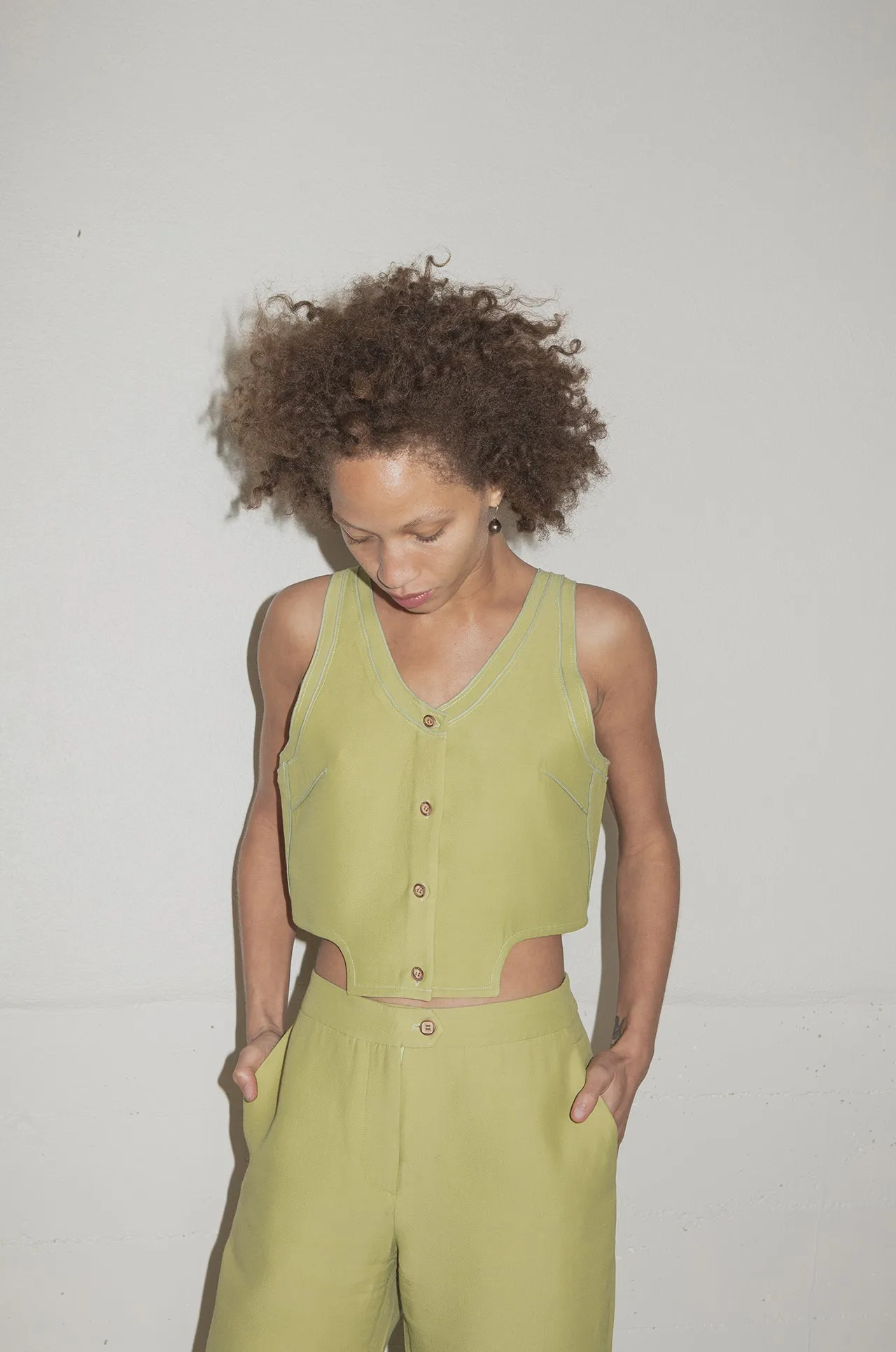 Jaffe Top — Chartreuse