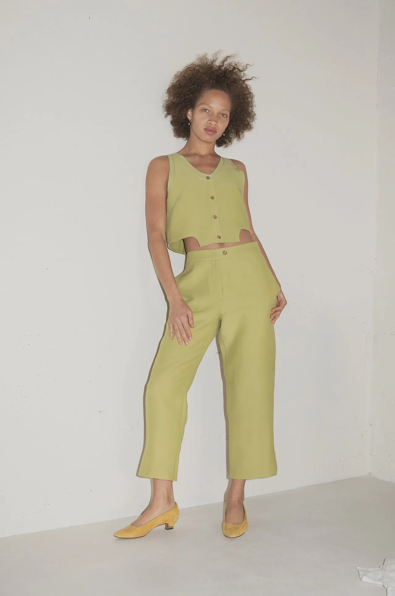 Jaffe Top — Chartreuse