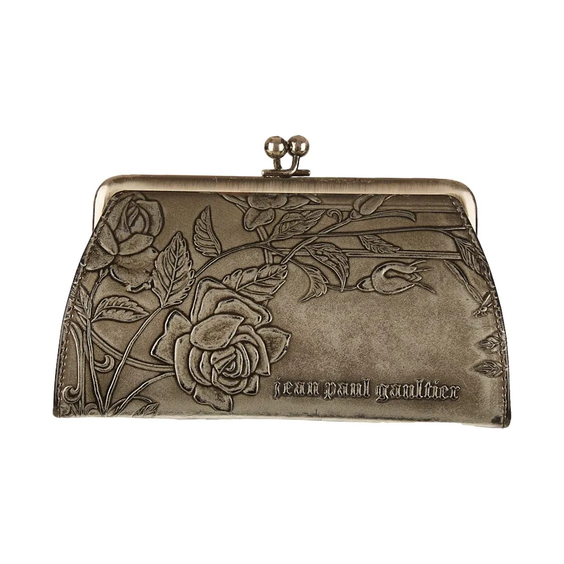 Jean Paul Gaultier Chrome Kiss Lock Mini Bag