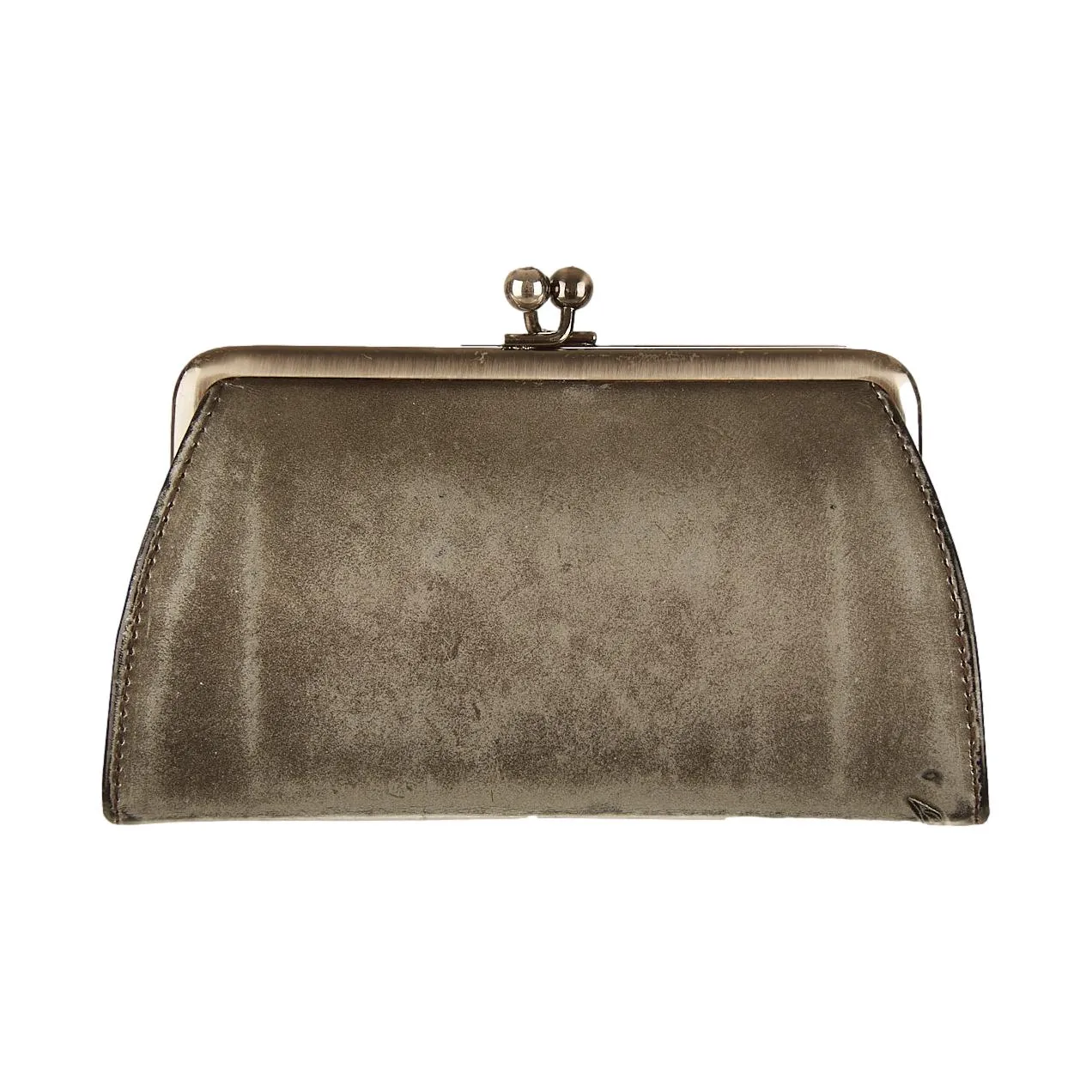 Jean Paul Gaultier Chrome Kiss Lock Mini Bag