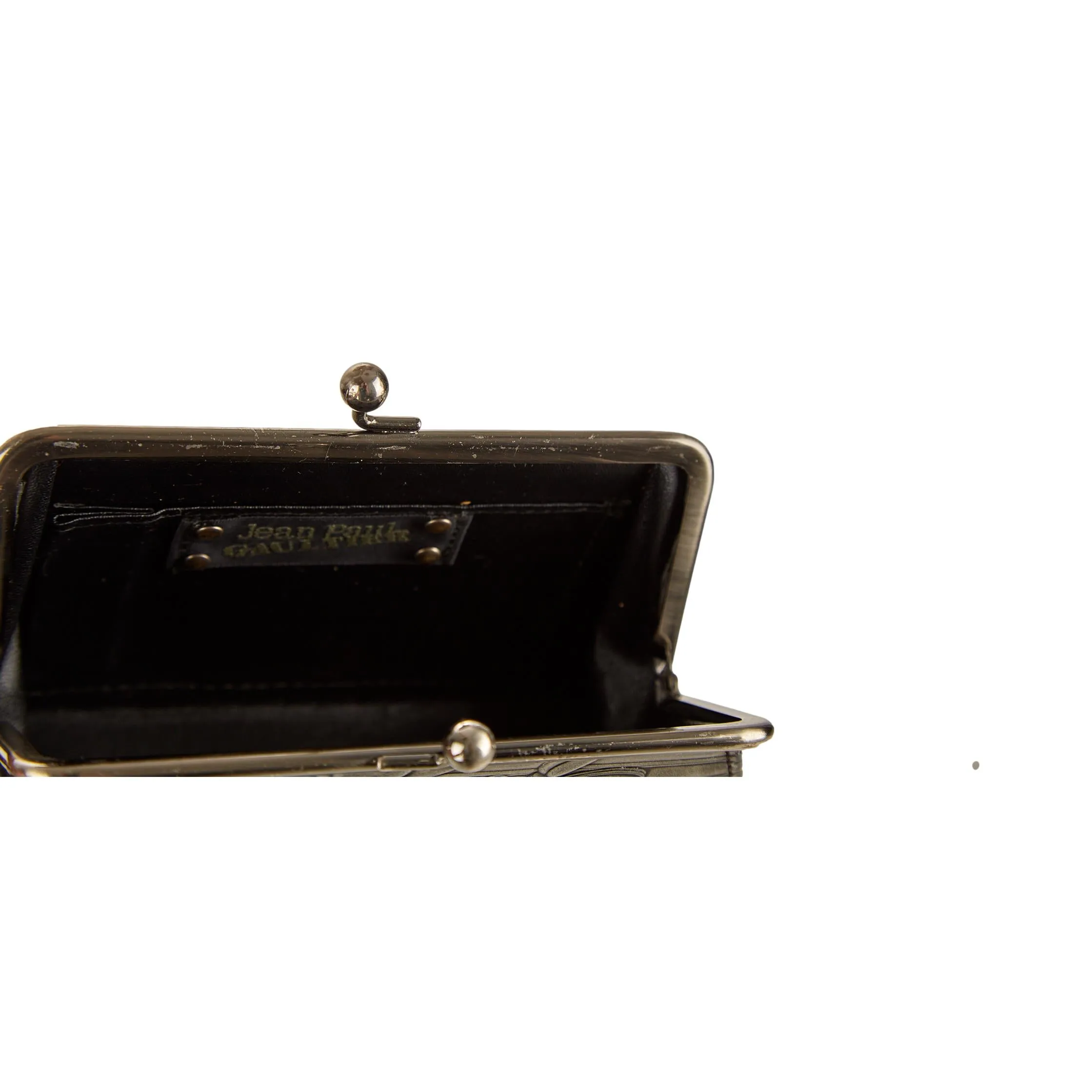 Jean Paul Gaultier Chrome Kiss Lock Mini Bag