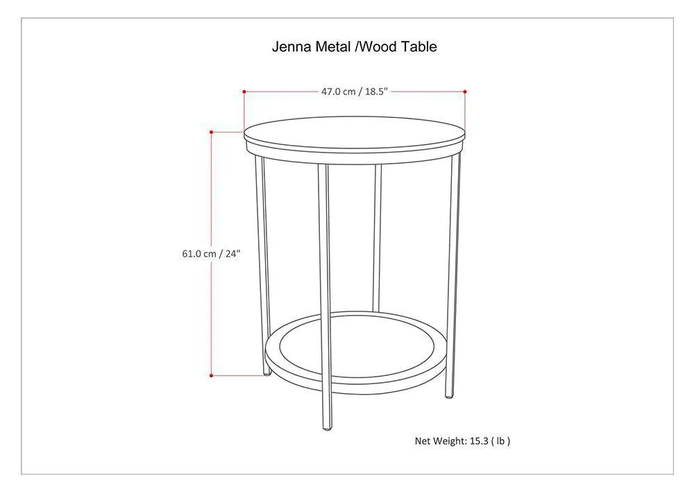 Jenna Metal Table