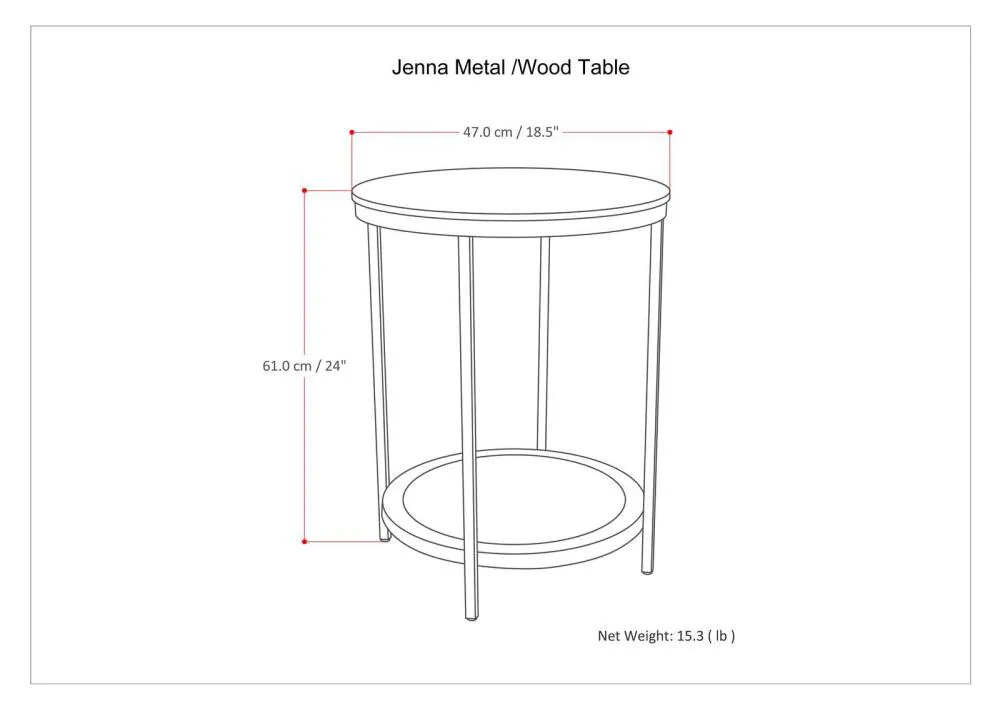 Jenna Metal Table
