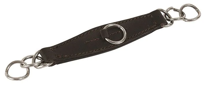 JHL Leather Covered Curb Chain