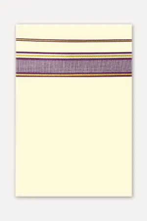 Jivanaa Kora - Double Layered Dhoti With Fancy Borders For Men (Assorted Border & Colors) | Uathayam