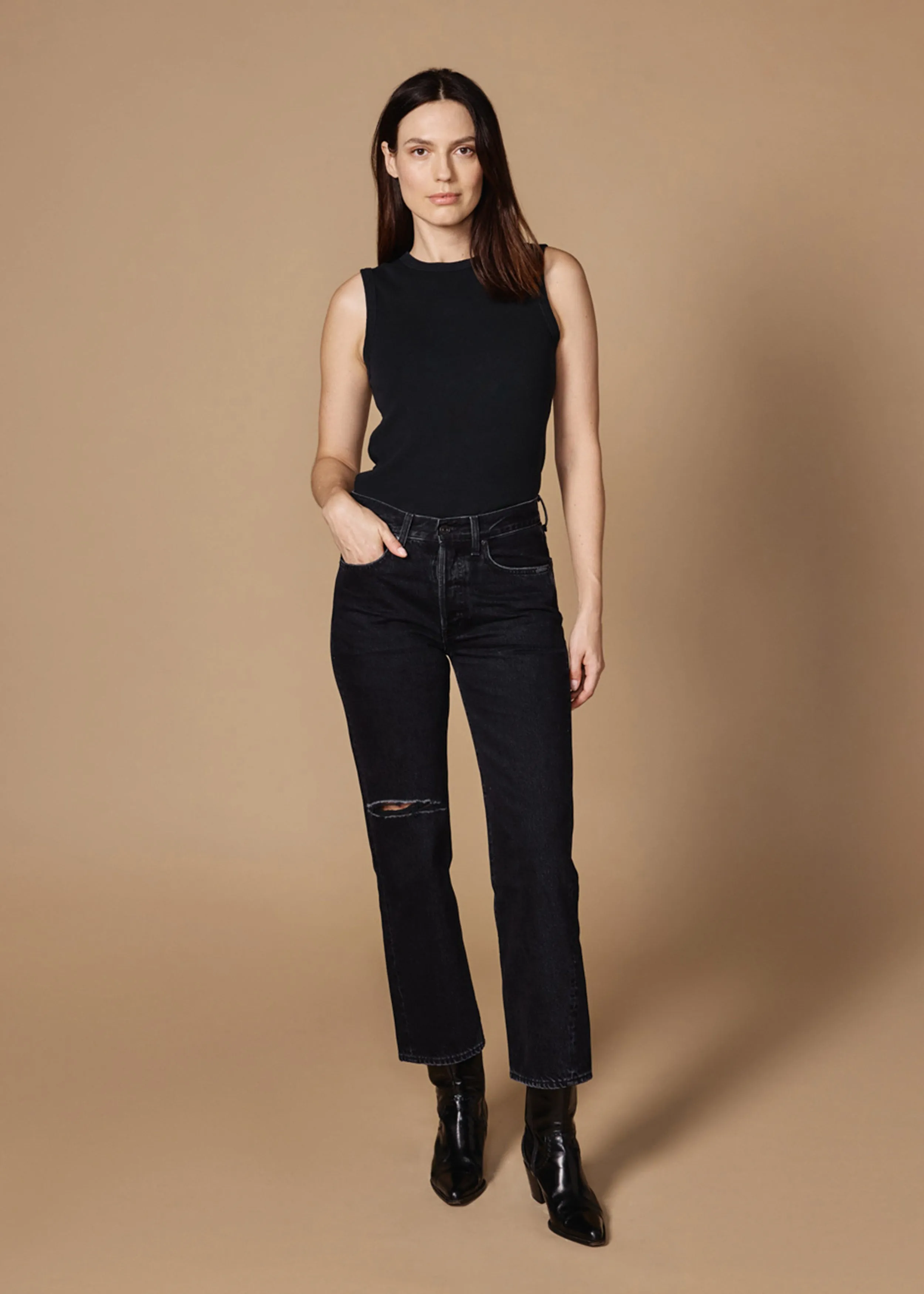 Kali Relaxed Straight Ankle || Secret