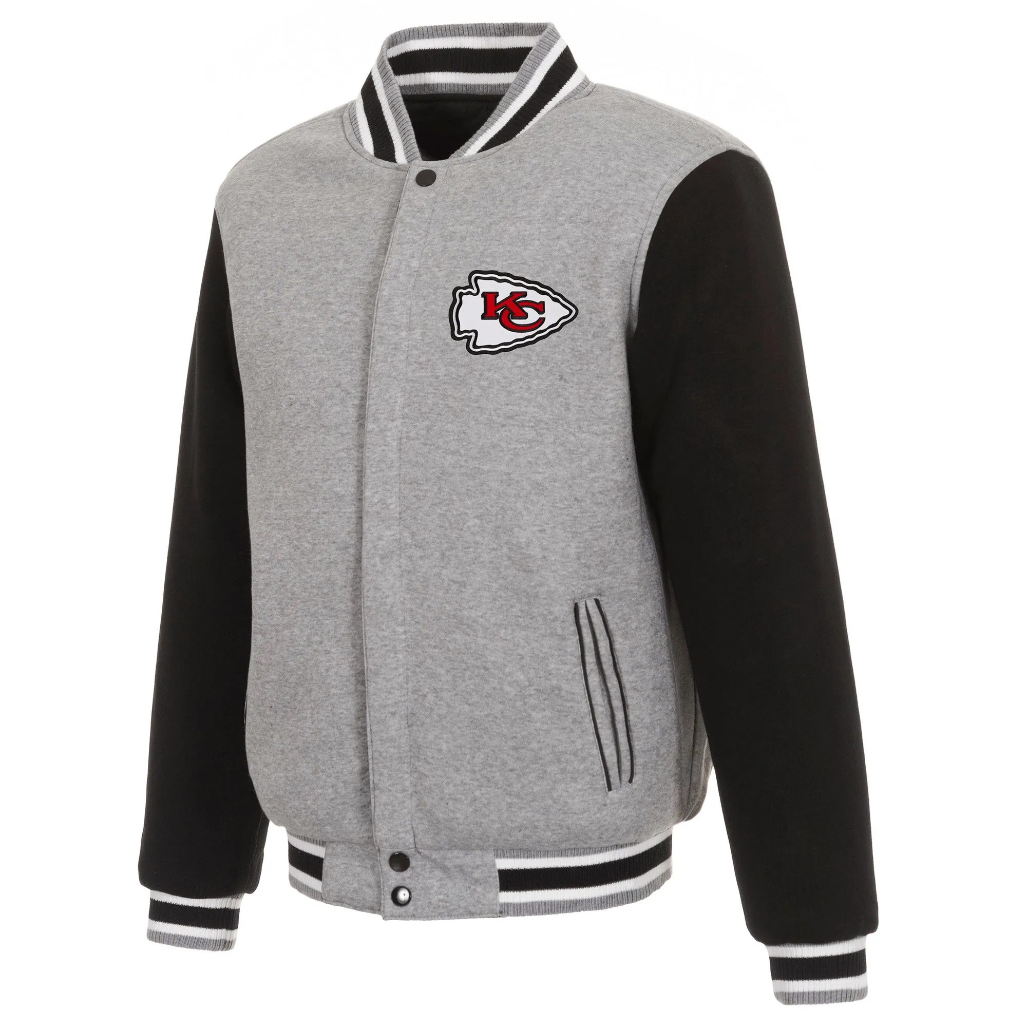 Kansas City Chiefs Reversible Two-Tone Fleece Jacket